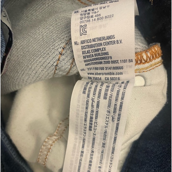 Kids Abercrombie Sz:15/16 Skinny Jeans - Picture 6 of 8